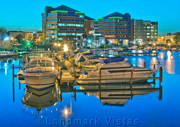 Neenah Harbor at Night