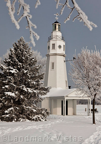 Neenah Lighthouse with Frost